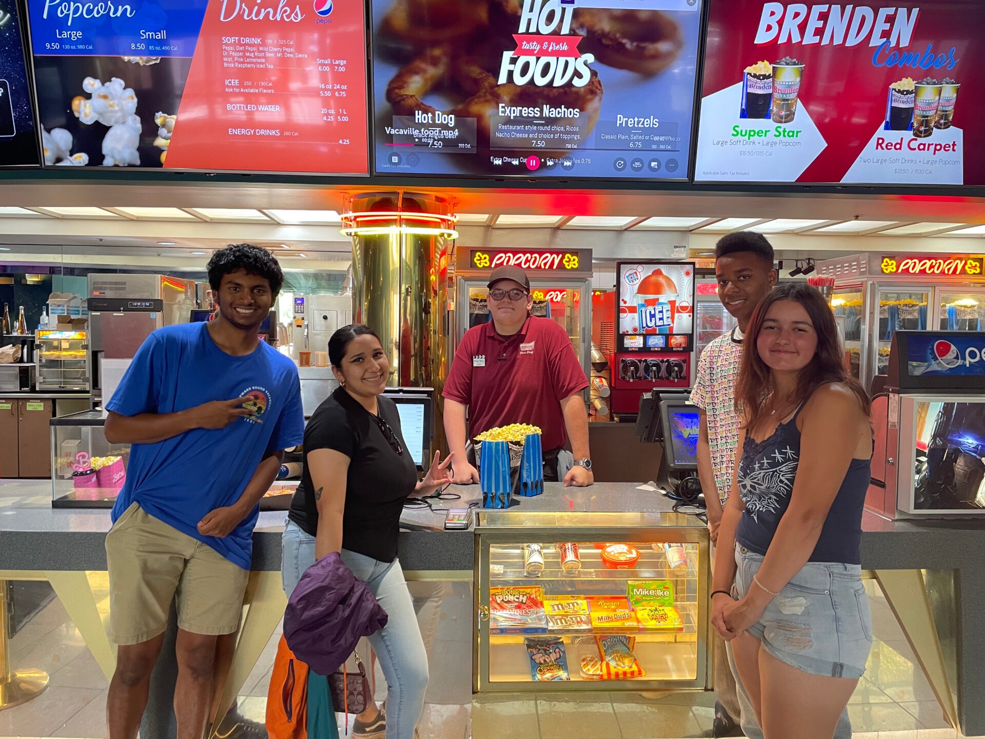 PACT UB Vacaville students at movie theater