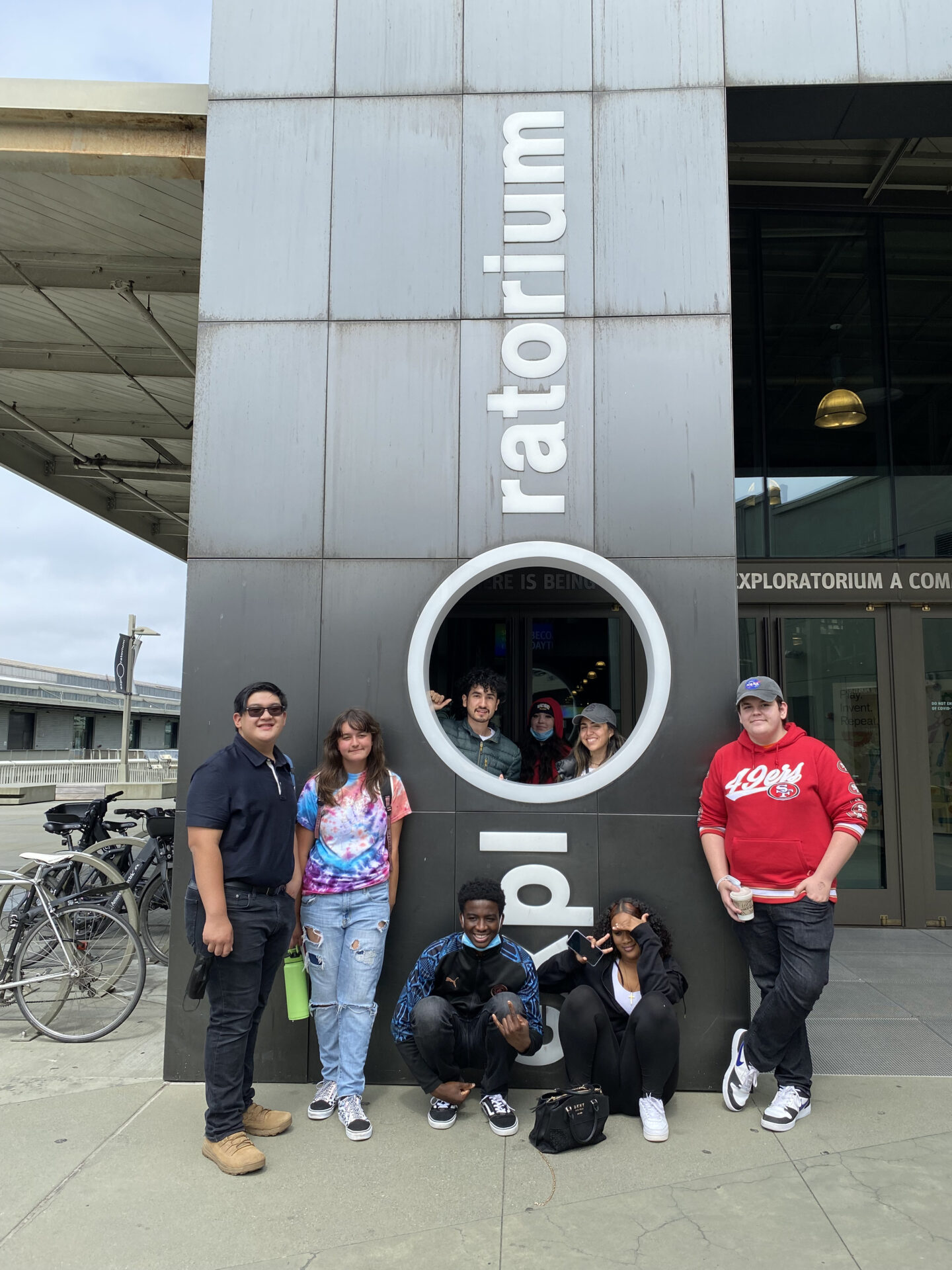 PACT UB Vacaville students at the Exploratorium