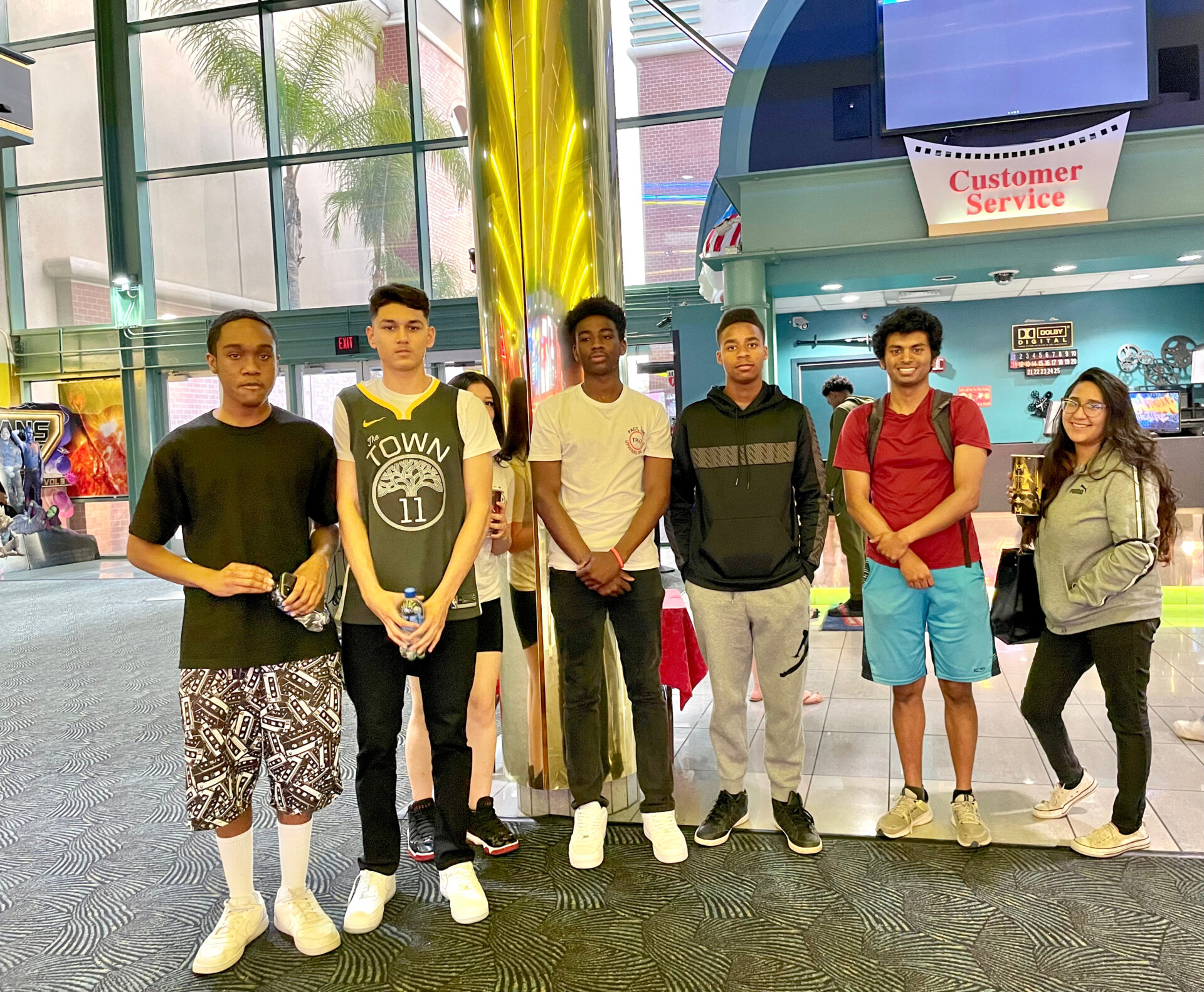 PACT UB Vacaville students at movie theater