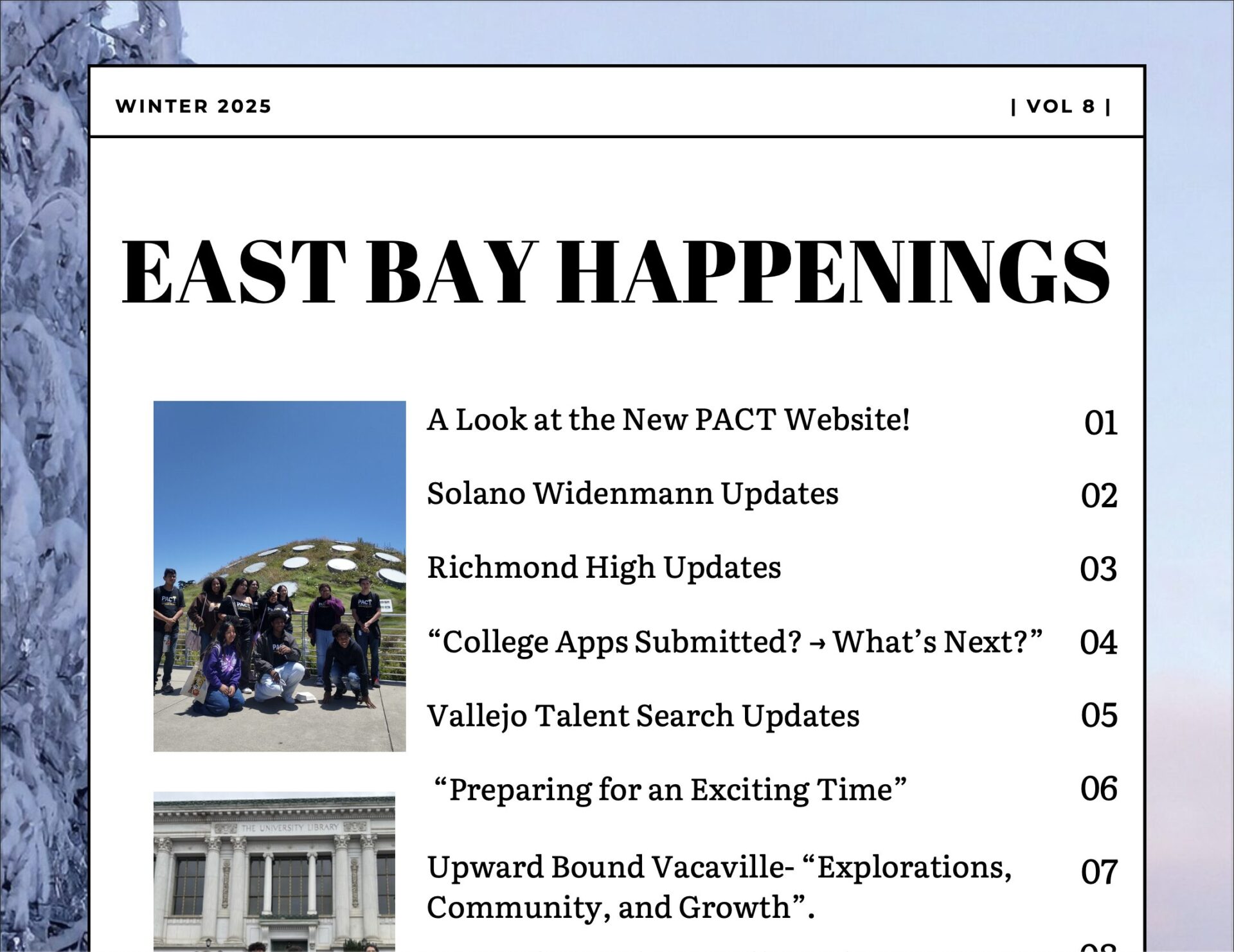East Bay Happenings Volume 8 - Fall 2025