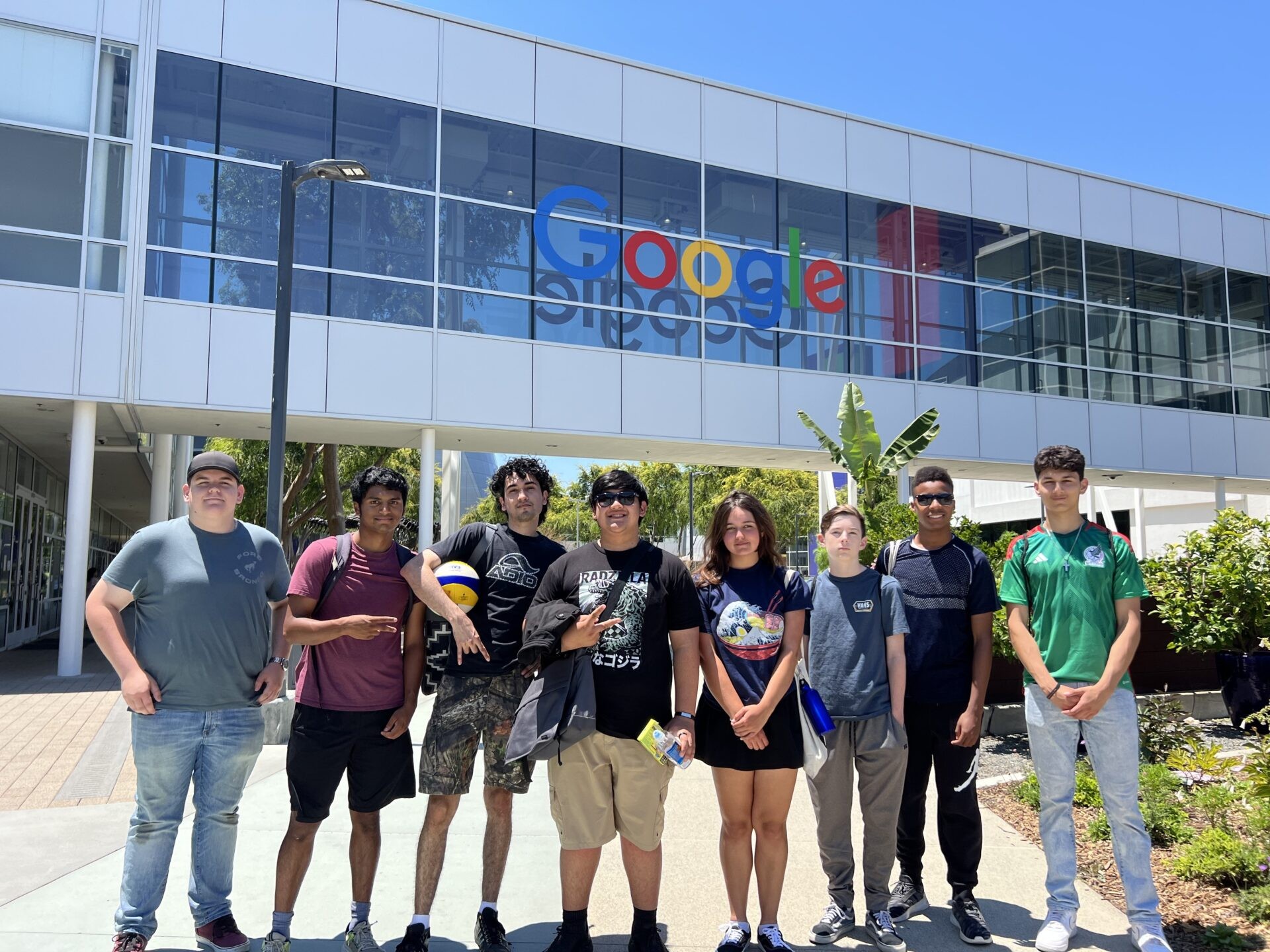 PACT UB Vacaville students at Google campus